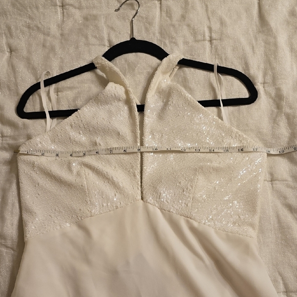 Halston Heritage Cream Slip Dress - Picture 10 of 14